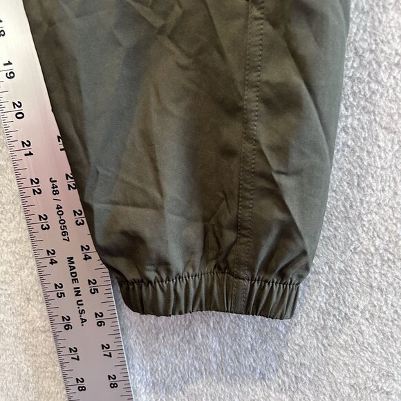 Old Navy XS Olive Green StretchTech Cargo Joggers Dry Quick Elastic Hem Athleisu - Picture 5 of 13